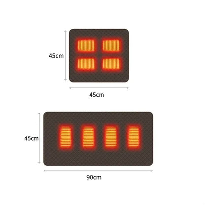 Heated Chair Seat Cushion For Home And Camping