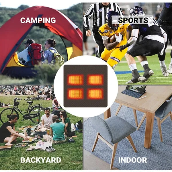 Heated Chair Seat Cushion For Home And Camping