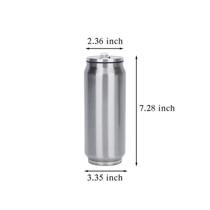 17oz Stainless Steel Vacuum Insulated Tumbler with Straw