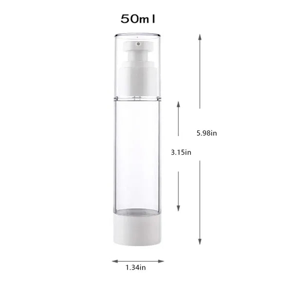 Clear Perfume Lotion Spray Vacuum Travel Dispenser Bottle