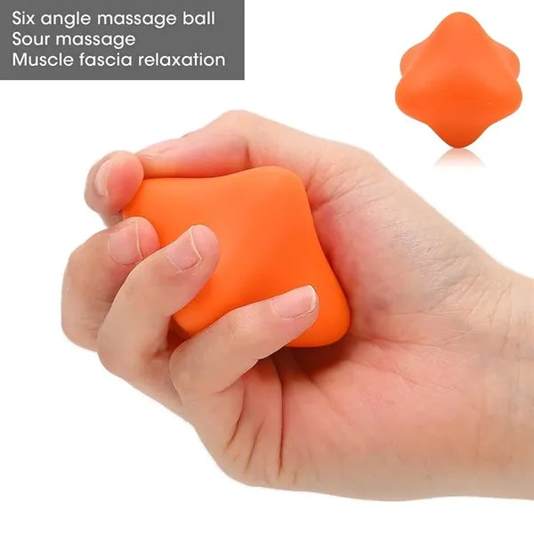 Durable Muscle Knots Release Yoga Hexagonal Massage Ball
