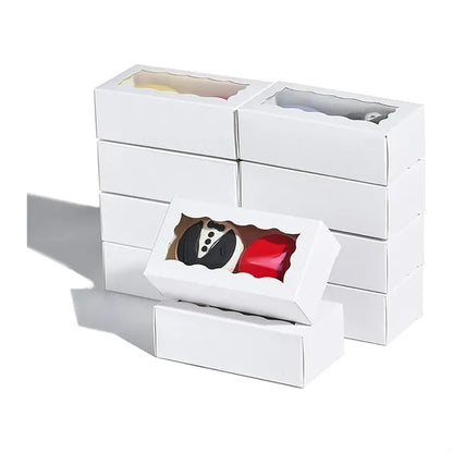 Bakery Kraft Paper Box With Clear Display Window