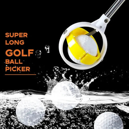 Versatile portable telescopic spring golf ball retriever