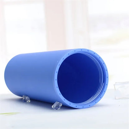 16oz double wall plastic straw cup