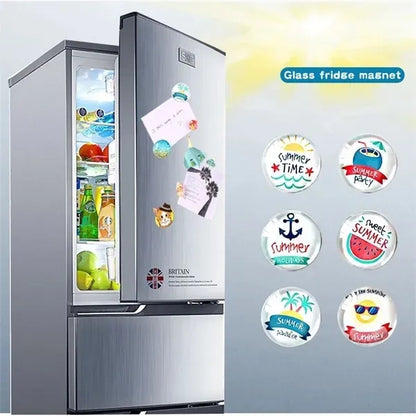Glass Fridge Magnet