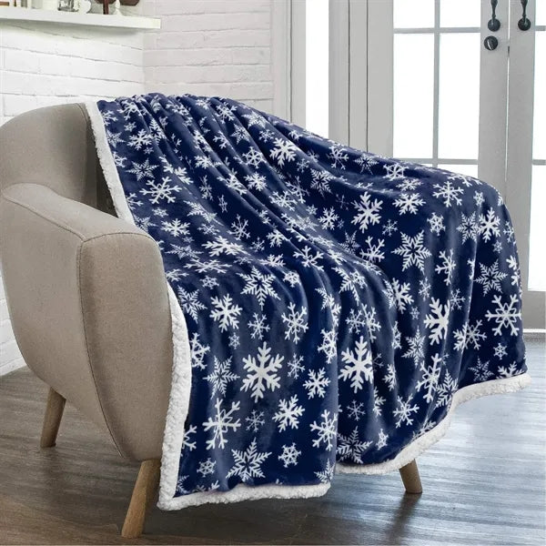 Plaid Micro Mink Sherpa Blanket