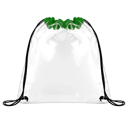 Clear Stadium Drawstring Backpack (12" X 12")