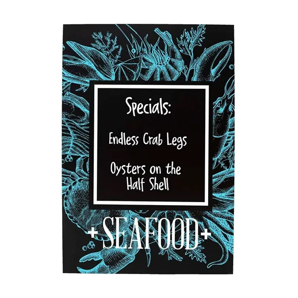 32" Economy A-frame Imprinted Chalkboard Insert