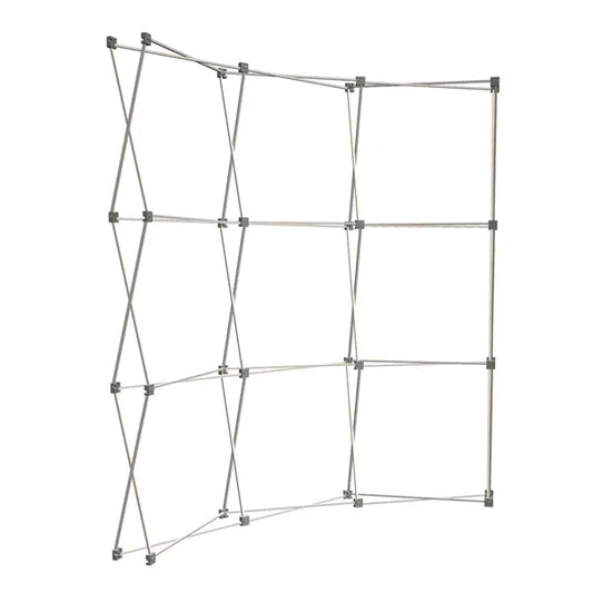 8' Curved Show 'N Rise Floor Display Frame Only
