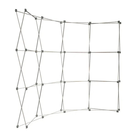 10' Curved Show 'N Rise Floor Display Frame Only