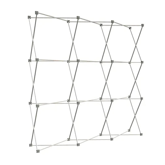 8' Straight Show 'N Rise Floor Display Frame Only