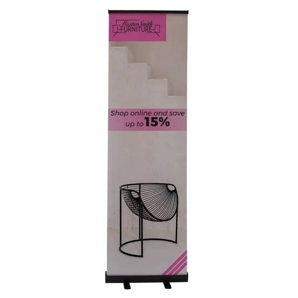 24" Economy Retractor Kit (No-Curl Opaque Fabric)