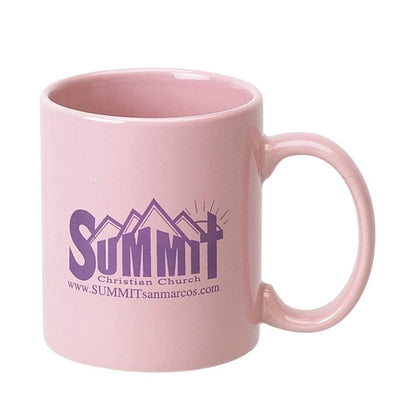 11 oz. Colored C-Handle Mug