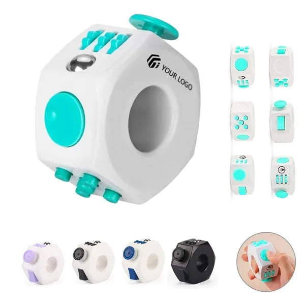 6 Sided Novel Office School Stress Relief Toy Fidget Cube