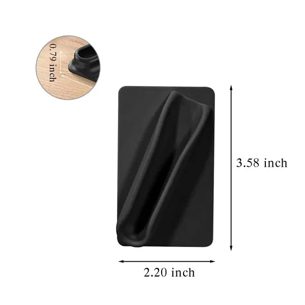 Silicone Slim Adhesive Phone Case with Lipstick Holder