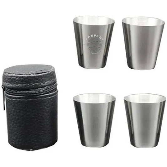 1oz Stainless Steel Cups Mini Set