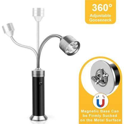 Magnetic Base 360 Degree Flexible Gooseneck LED Lights