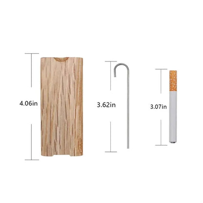 Durable Bussiness Wooden Smoking Set with Cleaning Hook
