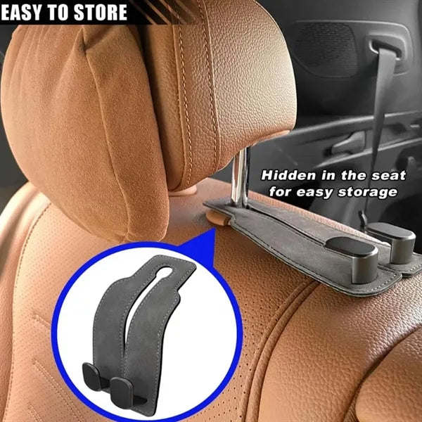 Auto Accessories Car Seat Back Headrest Storage Double Hook