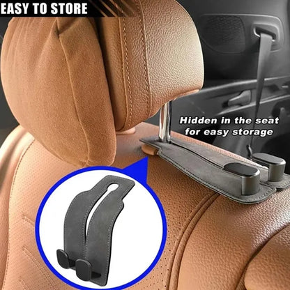 Auto Accessories Car Seat Back Headrest Storage Double Hook