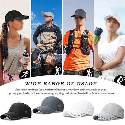 Unisex oversize mesh uv quick dry outdoor sport baseball cap