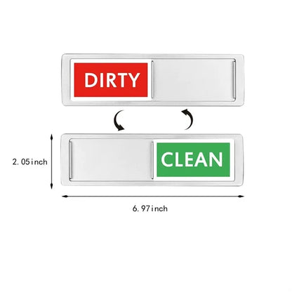 Multipurpose Clear Practical Kitchen Home Magnetic Sign