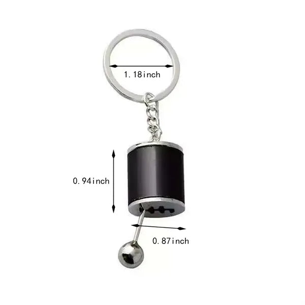 Multi-purpose portable fingertip toy gearbox keychain