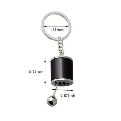 Multi-purpose portable fingertip toy gearbox keychain