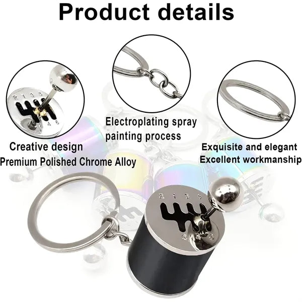 Multi-purpose portable fingertip toy gearbox keychain
