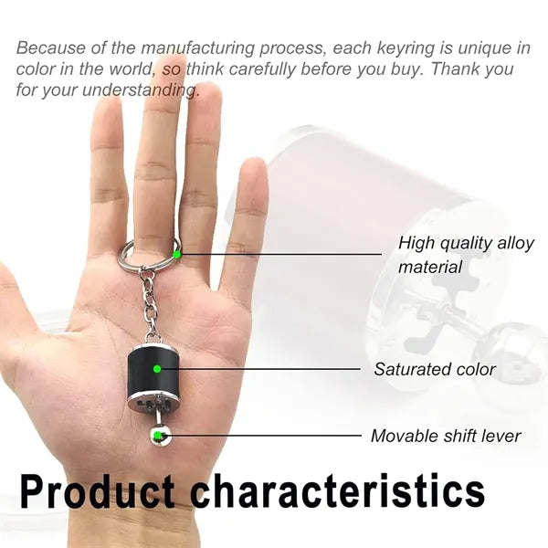 Multi-purpose portable fingertip toy gearbox keychain