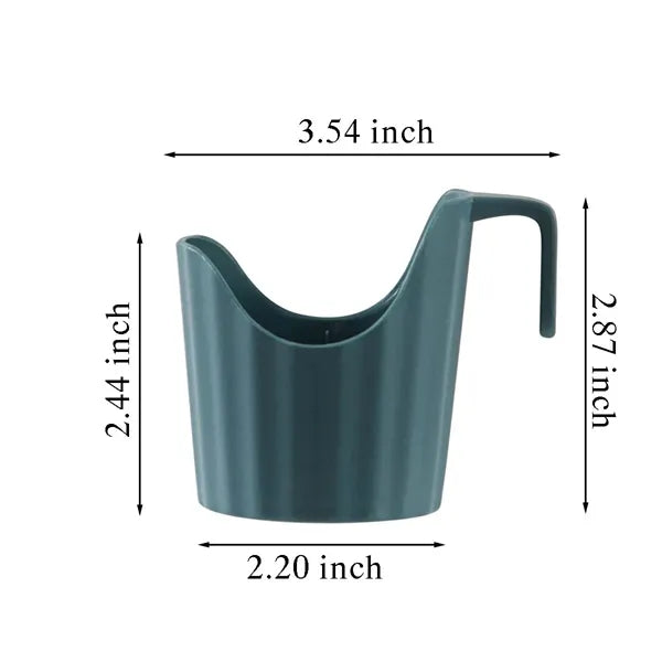 6pcs Stackable Durable Plastic Anti-scalding Cup Holder