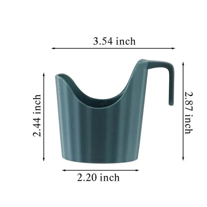6pcs Stackable Durable Plastic Anti-scalding Cup Holder