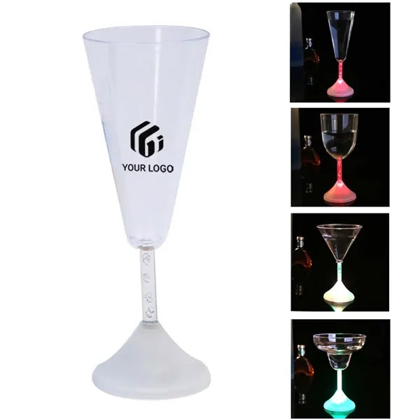 LED Luminous Bar Party Long Stem Wine Drinking Champagne Cup
