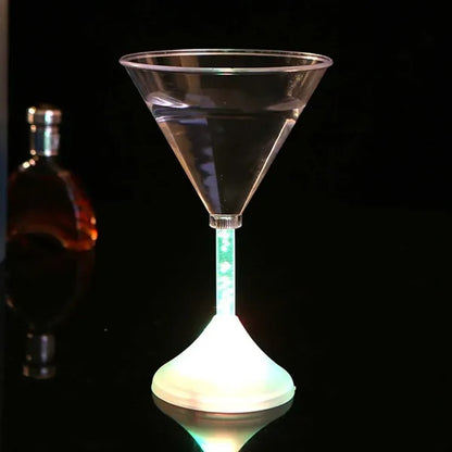 LED Luminous Bar Party Long Stem Wine Drinking Champagne Cup