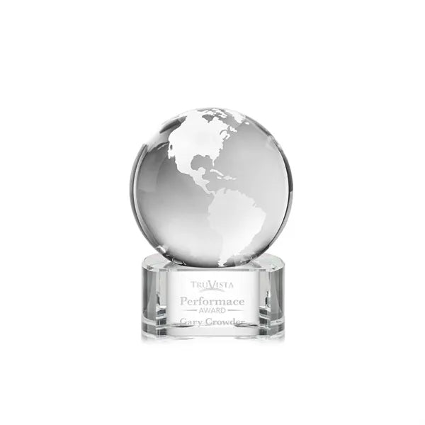 Globe Award on Paragon Base - Clear