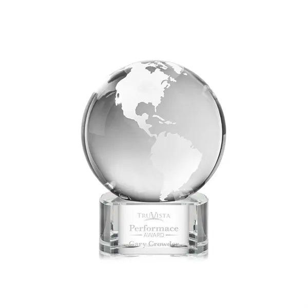 Globe Award on Paragon Base - Clear