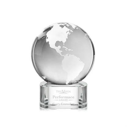 Globe Award on Paragon Base - Clear