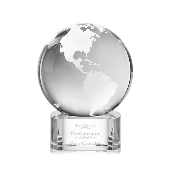 Globe Award on Paragon Base - Clear