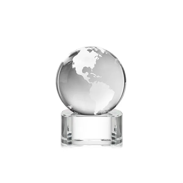 Globe Award on Paragon Base - Clear