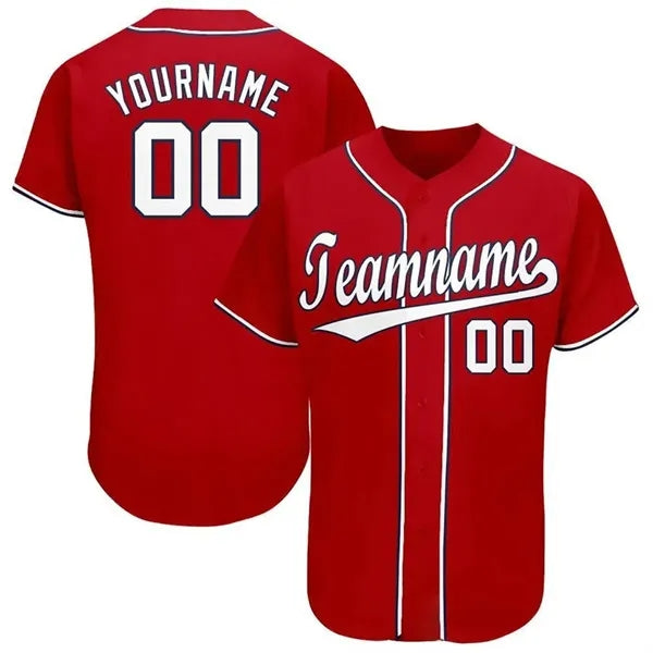 Custom Dye Sublimated Full Button Baseball Jersey