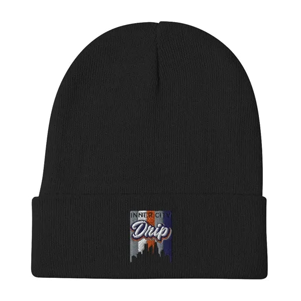 Embroidered Knit Hat (8.5" x 8.5")