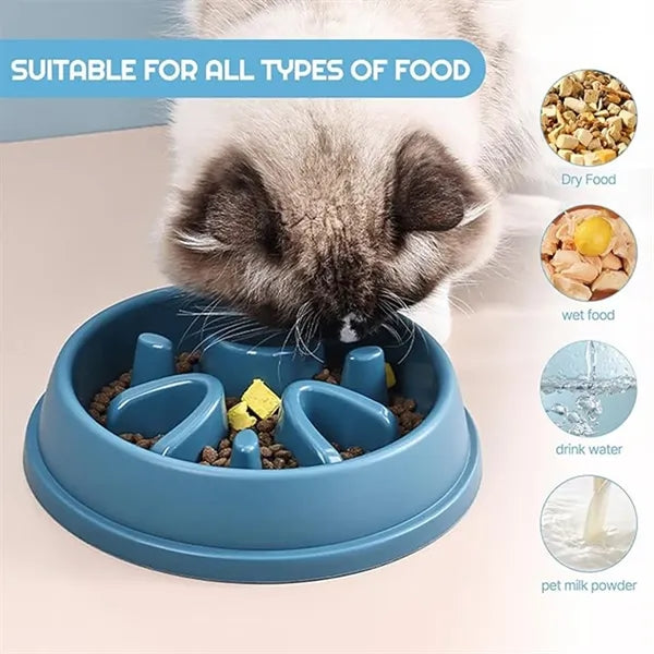 Pet Anti-Choking Slow Feeding Bowl