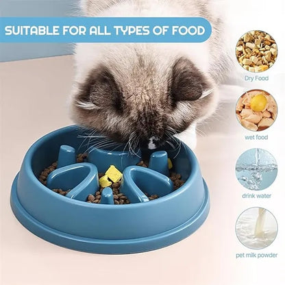 Pet Anti-Choking Slow Feeding Bowl
