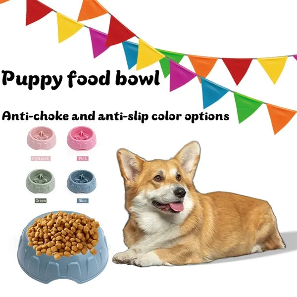 Pet Anti-Choking Slow Feeding Bowl
