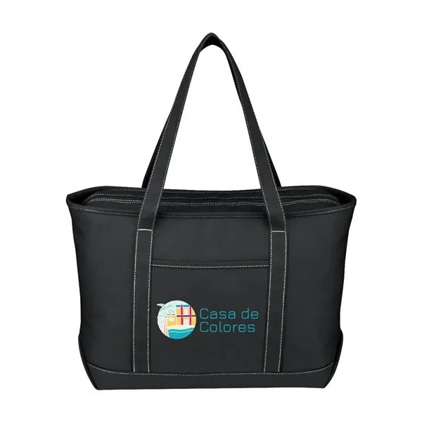 Full Color Large 24 oz. Starboard Cotton Canvas Tote Bag