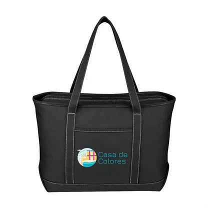 Full Color Large 24 oz. Starboard Cotton Canvas Tote Bag