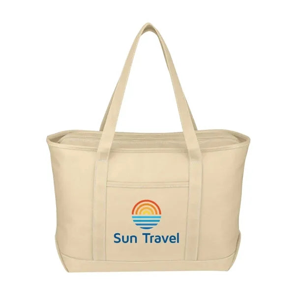 Full Color Large 24 oz. Starboard Cotton Canvas Tote Bag