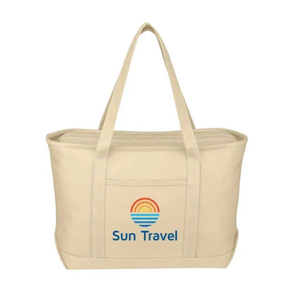 Full Color Large 24 oz. Starboard Cotton Canvas Tote Bag