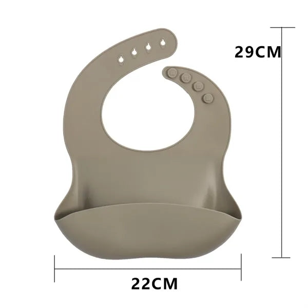 Baby Silicone Adjustable Bib