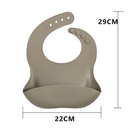 Baby Silicone Adjustable Bib
